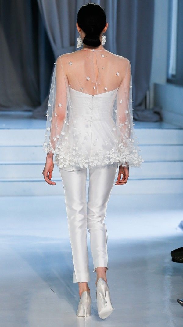 New White Jumpsuits Evening Dresses With Wrap Strapless Appliqued Elegant Satin Formal Dress Custom Made Prom Gowns