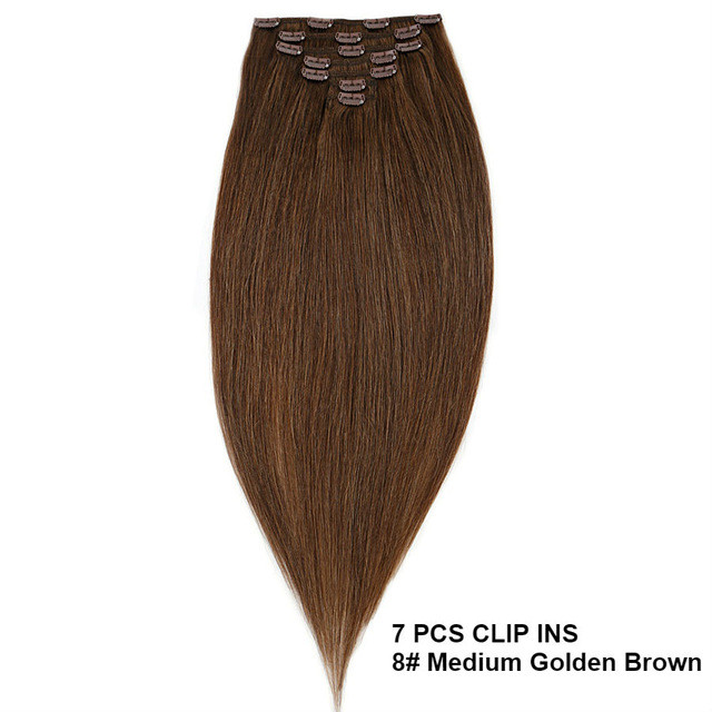 ELIBESS HAIR-Clip In Hair Extensions Human Hair 7Pc/Set 100G Full Head Sale Straight Virgin Hair Extension, #1
ELIBESS HAIR-Clip In Hair Extensions Human Hair 7Pc/Set 100G Full Head Sale Straight Virgin Hair Extension, #1