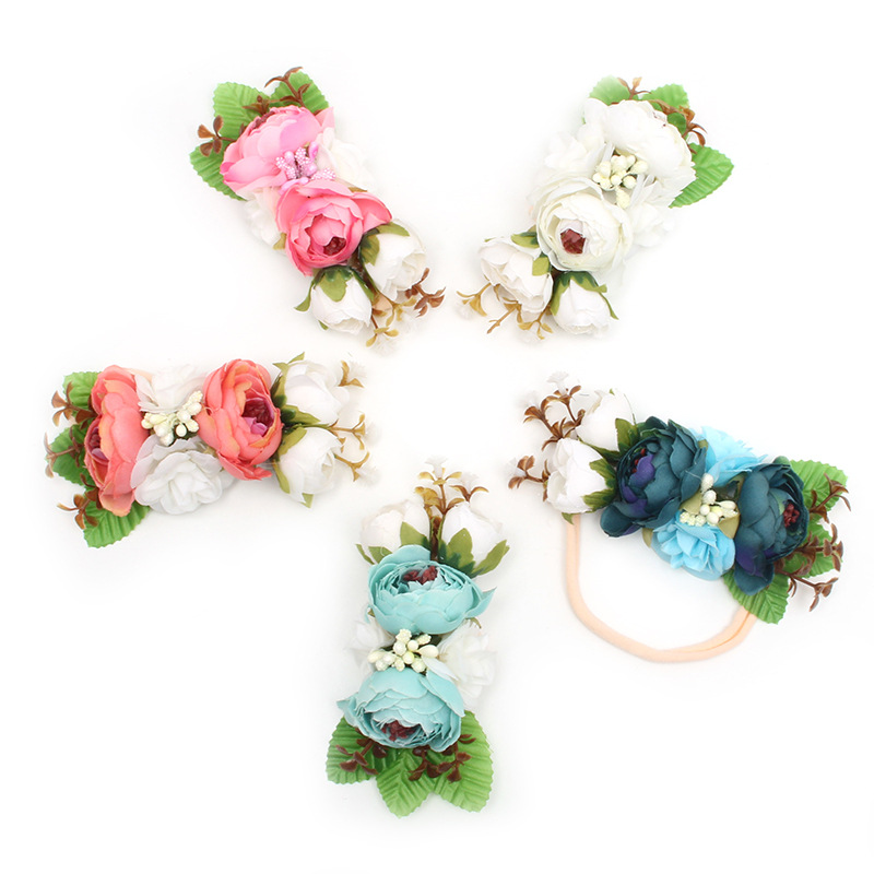 New Baby Artificial Flowers Headbands Girls Nylon Hairbands Princess kids Hair Accessories Photo Prop party Hairband, As pic
New Baby Artificial Flowers Headbands Girls Nylon Hairbands Princess kids Hair Accessories Photo Prop party Hairband, As pic