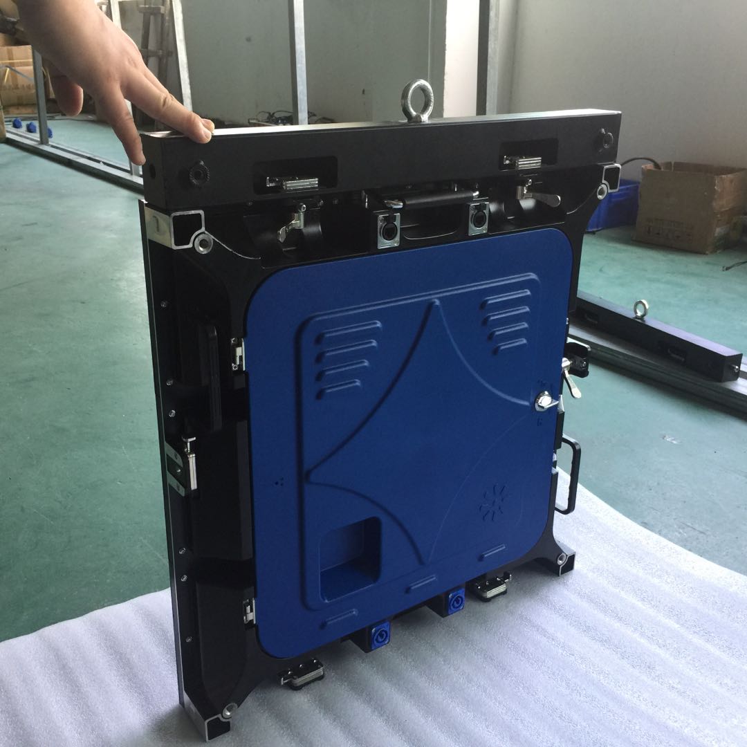 Shenzhen ASLLED Die-cast Aluminum Cabinet Hanging Hook Hanging Beam Cabinet Size 576x576mm Indoor And Outdoor P3&P6