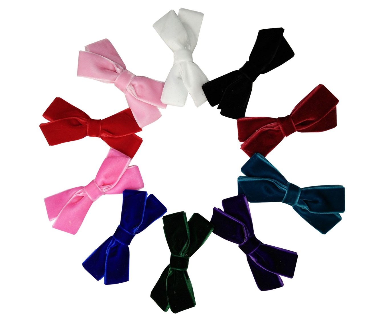 3.5" velvet pinwheel beautique bow ,girls hair clip 100pcs, Multi-color 
3.5" velvet pinwheel beautique bow ,girls hair clip 100pcs, Multi-color
