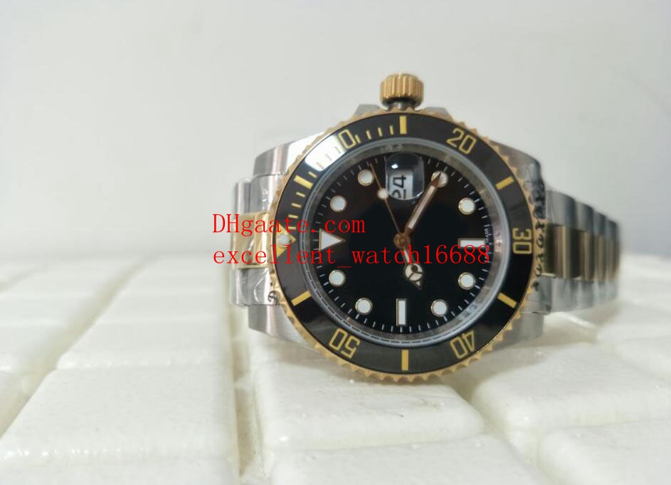 Luxury watches 40 mm 116613LN Ceramic Bezel Black Dial Asia 2813 Movement Automatic Mechanical Two Tone Gold Men's Wristwatches free Shi
Luxury watches 40 mm 116613LN Ceramic Bezel Black Dial Asia 2813 Movement Automatic Mechanical Two Tone Gold Men's Wristwatches free Shi