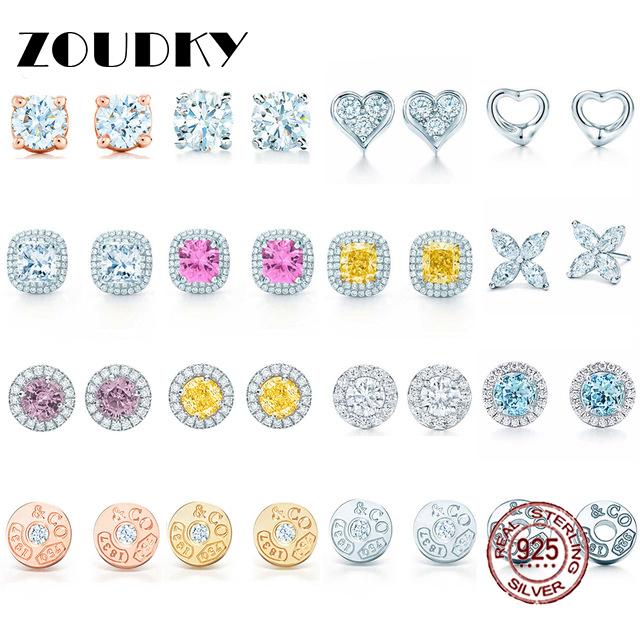DORAPANG 100% 925 Sterling Silver Classic Logo Round Rose Gold 14 Gold Geometric Colorful Stud Earrings Heart Jewelry
DORAPANG 100% 925 Sterling Silver Classic Logo Round Rose Gold 14 Gold Geometric Colorful Stud Earrings Heart Jewelry