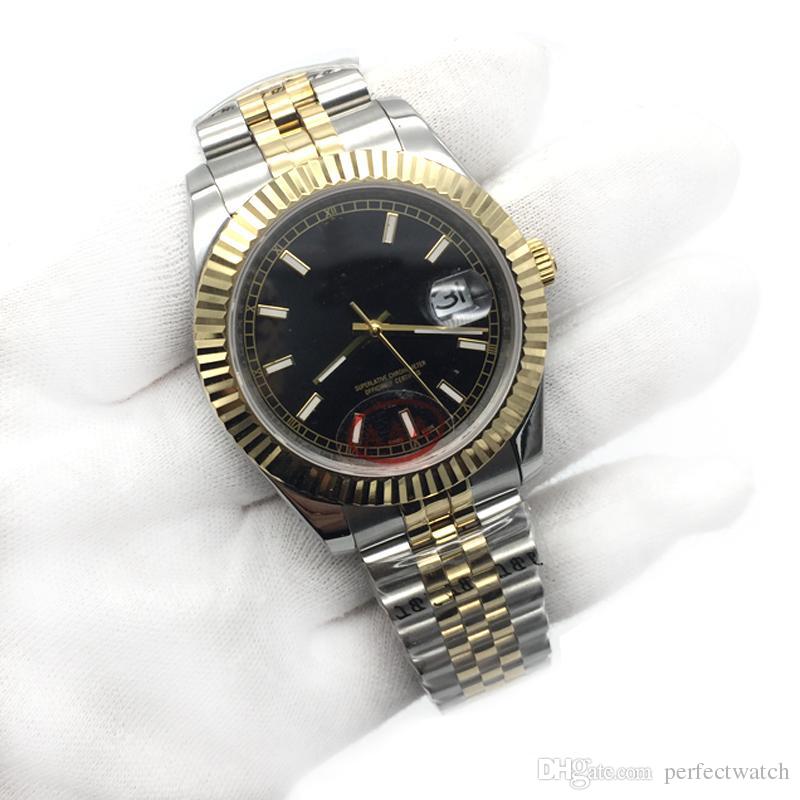 New Brand Mens Watch Date Automatic Movement Mechanical Two Tone Stainless Sapphire Glass Original Clasp Men Watches Wristwatches.., Slivery;brown
New Brand Mens Watch Date Automatic Movement Mechanical Two Tone Stainless Sapphire Glass Original Clasp Men Watches Wristwatches.., Slivery;brown