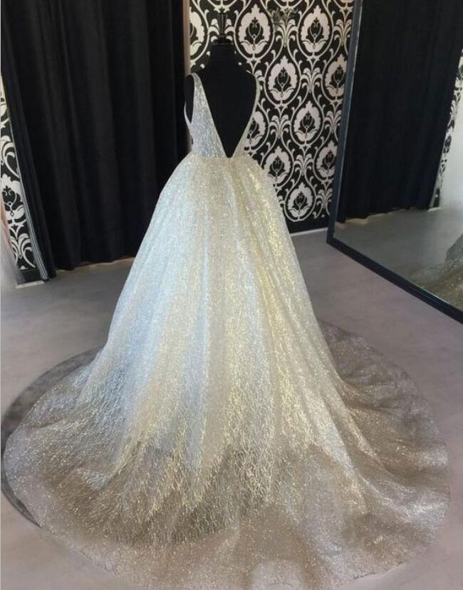 Sexy A Line Prom Dresses Sparkly Full Sequins Shiny Evening Gowns Custom Made Formal Dresses Vestido De Novia