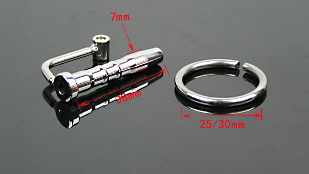 7*38mm Stainless Steel Catheter Sounds Penis Plug Urethral Dilators Urethral Sound Prince Wand Sex Toys for Men Sex Products