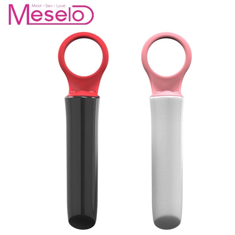 Vibrateur de puissance solide de MESELO 12 avec anneau de traction, Recharge magnétique Mini Bullet Lipstick Vibrator Massager Sex Toys for Women