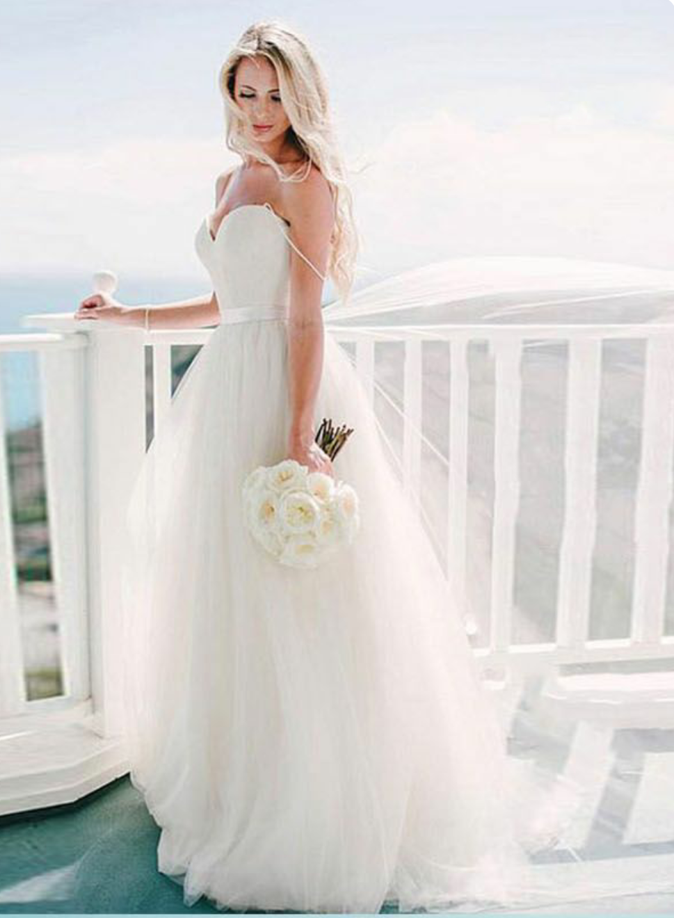 Stunning Ball Gown Wedding Dresses Pleats Tulle Ivory Spaghetti Zipper back Sweep Train Bridal Gowns PLus Size Wedding Dress
Stunning Ball Gown Wedding Dresses Pleats Tulle Ivory Spaghetti Zipper back Sweep Train Bridal Gowns PLus Size Wedding Dress