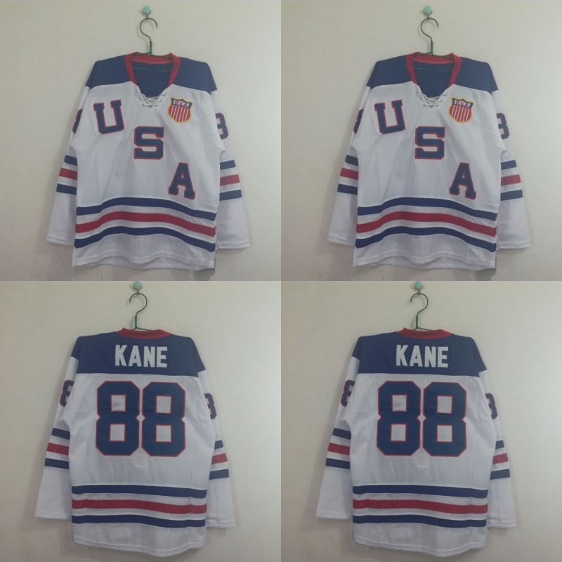 Mens #88 Patrick Kane 2010 Olympic Team Chicago Blackhawks USA 100% Stitched Embroidery Logos Hockey Jerseys Free Shipping, 88 white
Mens #88 Patrick Kane 2010 Olympic Team Chicago Blackhawks USA 100% Stitched Embroidery Logos Hockey Jerseys Free Shipping, 88 white