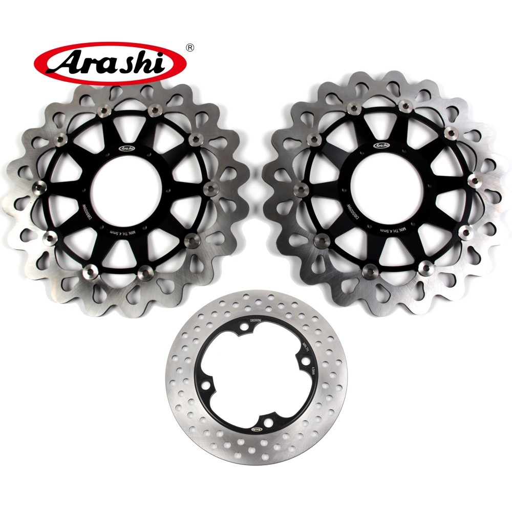 Arashi For Honda CBR1000RR 2006 2007 Front and Rear Brake Disk Disc Rotor CBR 1000 RR CBR1000 1000RR 04 05
Arashi For Honda CBR1000RR 2006 2007 Front and Rear Brake Disk Disc Rotor CBR 1000 RR CBR1000 1000RR 04 05