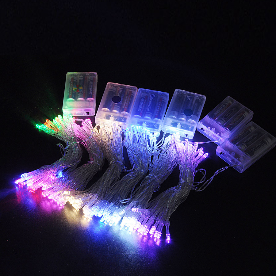 Christmas Strings Festival String Party Lights 1M 2M 3M 4M 5M LED Strings Mini Fairy Lights 3XAA Battery Operated LED Strings Garland Strin - view 3