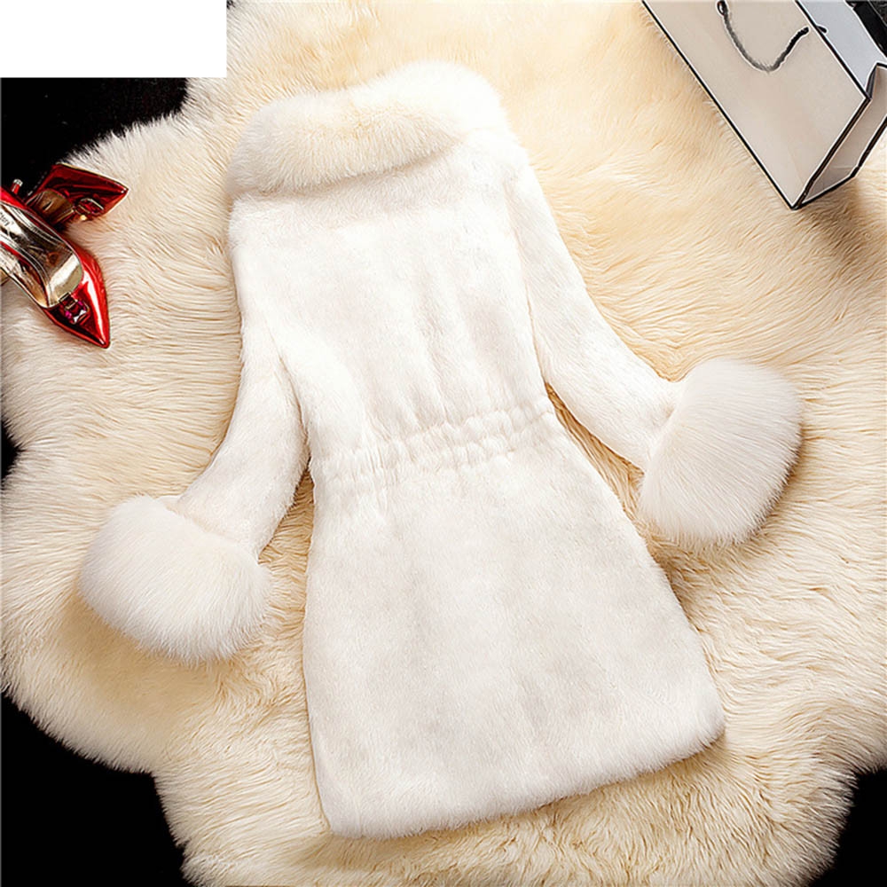 JAYCOSIN 2018 Womens Solid Thick Warm Women Faux Fur Coat Elegant Fashion Outerwear Long Fake Fur Jacket