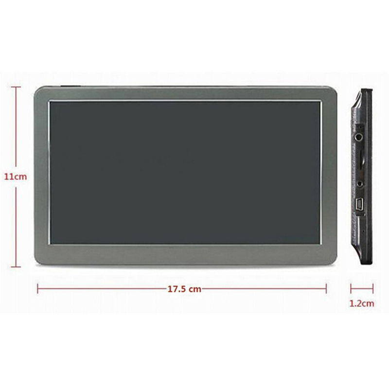 HD 7 inch Car Navigation Truck Navigator Touch Screen Bluetooth AVIN Auto GPS WinCE MP4 FM Transmitter DDR256MB 8GB 3D Maps