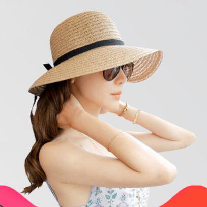 Women's Straw Sun Hats Bowknot Solid Wide Brim Floppy Hats for Travelling Foldable Sun Protection Casual Hats for Summer, Beige
Women's Straw Sun Hats Bowknot Solid Wide Brim Floppy Hats for Travelling Foldable Sun Protection Casual Hats for Summer, Beige