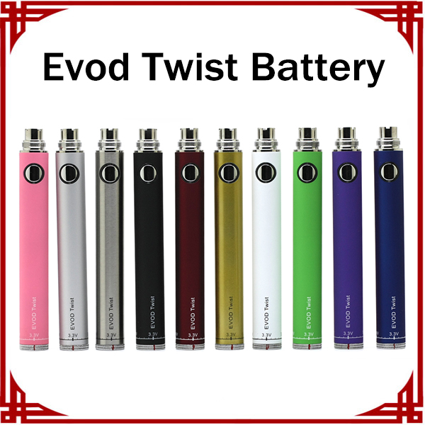 EVOD Twist Battery Variable Voltage 650mah 900mah 1100mah Batteries E Cigarette Kit For MT3 CE4 Atomizer
EVOD Twist Battery Variable Voltage 650mah 900mah 1100mah Batteries E Cigarette Kit For MT3 CE4 Atomizer