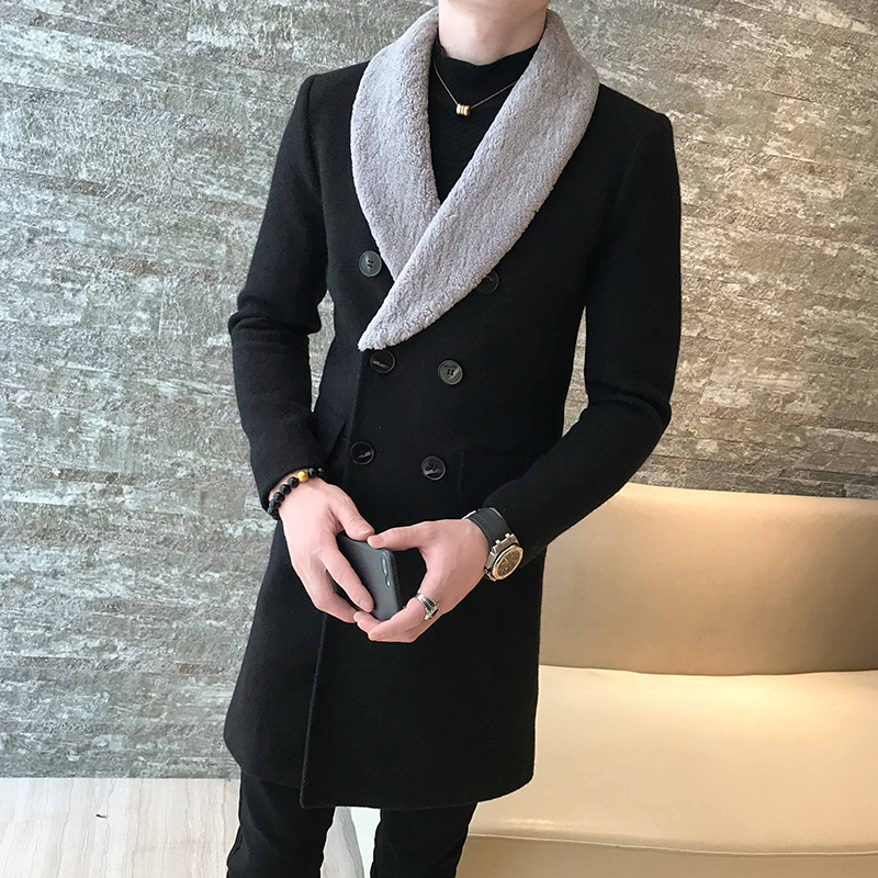 Long Wool Coats Mens Khaki Double-breasted Long Coats Mens Gentleman Trench Abrigo Hombre Invierno Casaco Longo Masculino, Black
Long Wool Coats Mens Khaki Double-breasted Long Coats Mens Gentleman Trench Abrigo Hombre Invierno Casaco Longo Masculino, Black