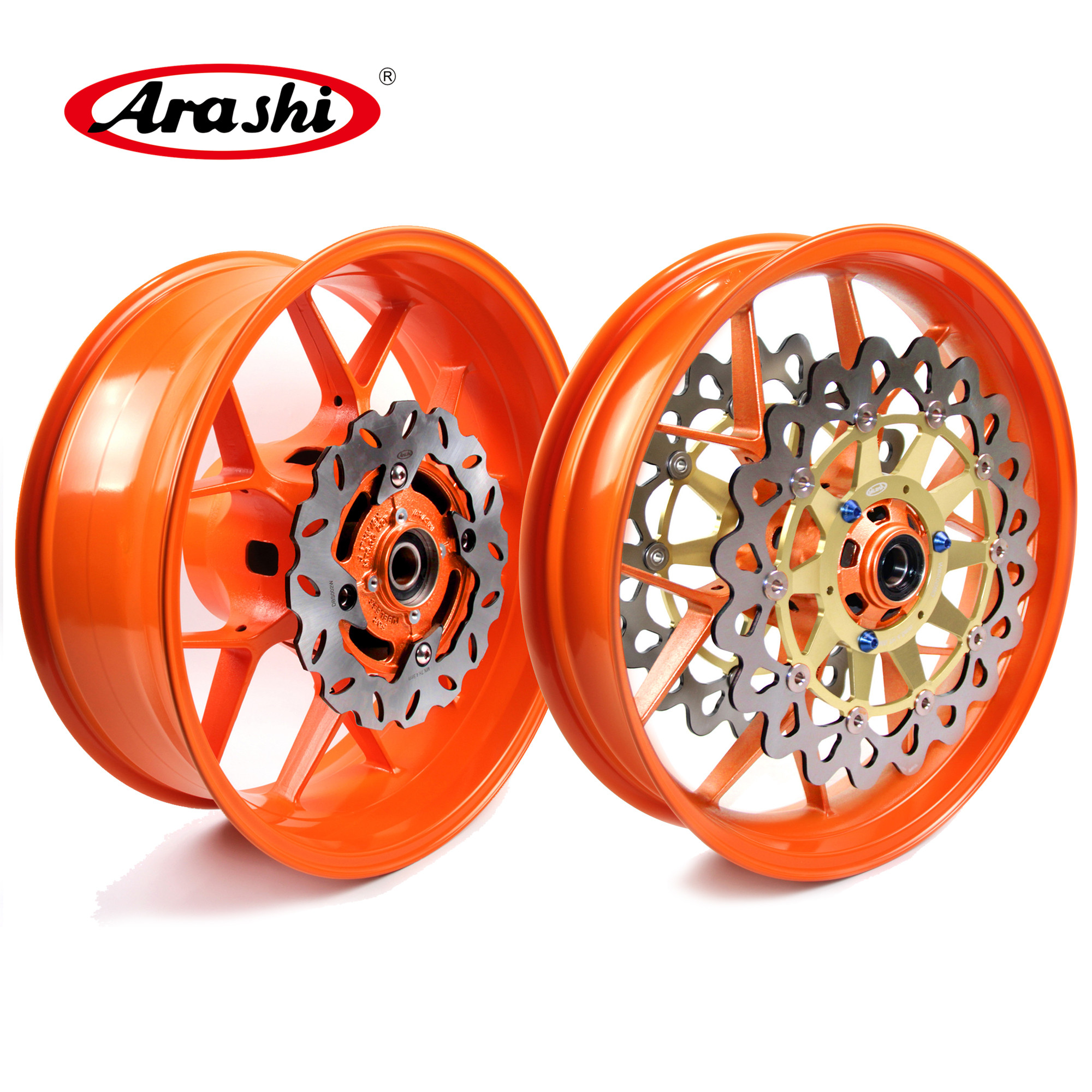 Arashi For Honda CBR1000RR 2006 - 2016 Front Rear Wheel Rim Kit CBR 1000 RR CBR1000 Orange 2009 2010 2011 2012 2013 2014 2015
Arashi For Honda CBR1000RR 2006 - 2016 Front Rear Wheel Rim Kit CBR 1000 RR CBR1000 Orange 2009 2010 2011 2012 2013 2014 2015