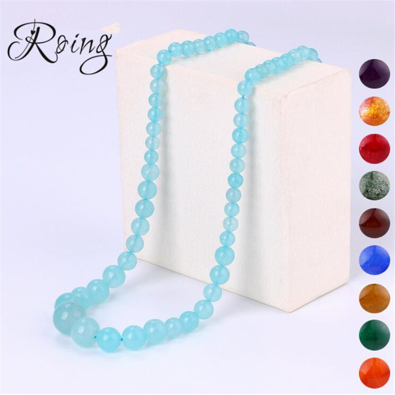 Roing Mutil Color Natural Stone Crystal Choker Necklaces For Men Women Beads Power Necklace Accessories Fashion Gifts N052-066
Roing Mutil Color Natural Stone Crystal Choker Necklaces For Men Women Beads Power Necklace Accessories Fashion Gifts N052-066
