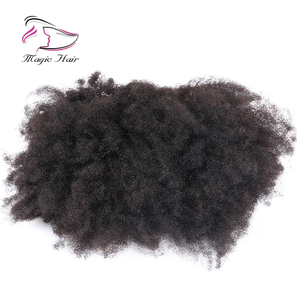 Afro Kinky Curly Ponytail For Women Natural Black Remy Hair 1 Piece Clip In Ponytails 100% Human Hair Evermagic Hair Products