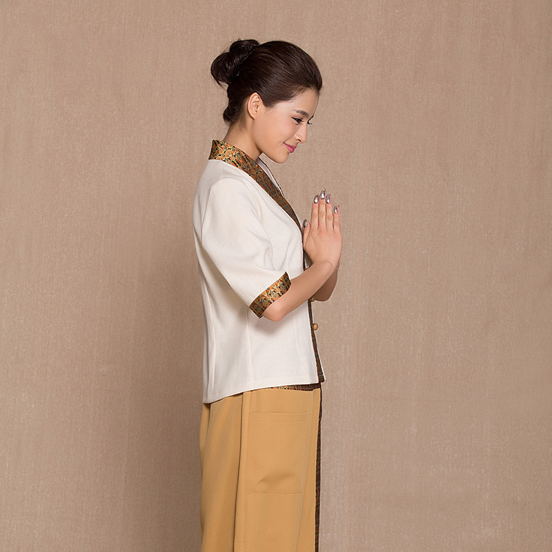 Health care clothing foot bath work Uniform suits SPA technician Thailand Massage garment Beautician Overalls Hospital Nurse Health Sauna