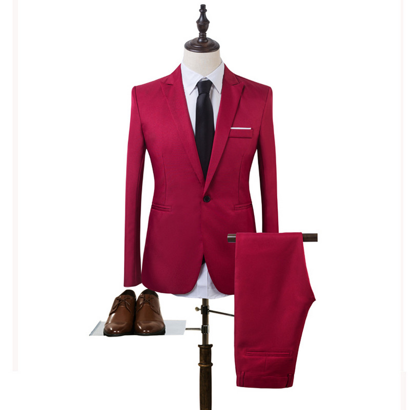 new plus size 6xl mens suits wedding groom good quality casual men dress suits 2 pieces(jacket+pant)