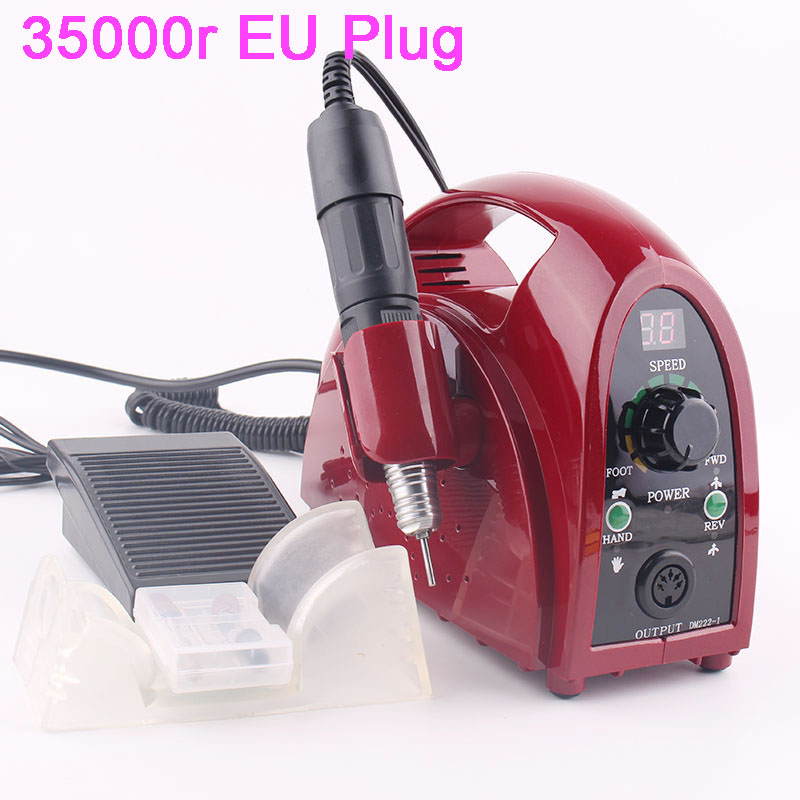 65W 35000RPM Electric Nail Drill Machine File Kit Bits Pro Salon Nail Polishing Engraving Carving Machine Manicure Pedicure Kit
65W 35000RPM Electric Nail Drill Machine File Kit Bits Pro Salon Nail Polishing Engraving Carving Machine Manicure Pedicure Kit