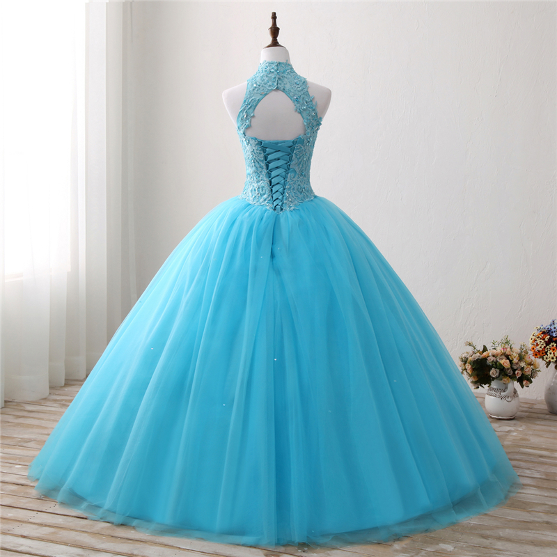 elegant red ball gown quinceanera dresses beaded sweet 16 year laceup prom party evening gown vestidos de 15 anos qc1395
