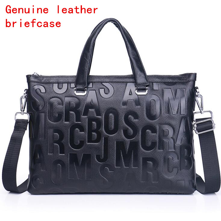 Factory own brand men bag fashion gentleman leather handbag head layer leather fine embossed business briefcase leather computer briefcase
Factory own brand men bag fashion gentleman leather handbag head layer leather fine embossed business briefcase leather computer briefcase