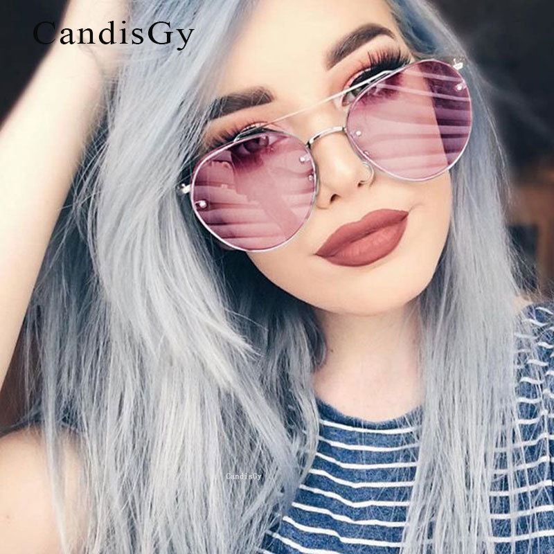 CandisGY New Fashion Women Sunglasses Mirror Rose Gold Flat Top Lady Stylish Clear Pink Sun Glasses Pilot Summer 
CandisGY New Fashion Women Sunglasses Mirror Rose Gold Flat Top Lady Stylish Clear Pink Sun Glasses Pilot Summer