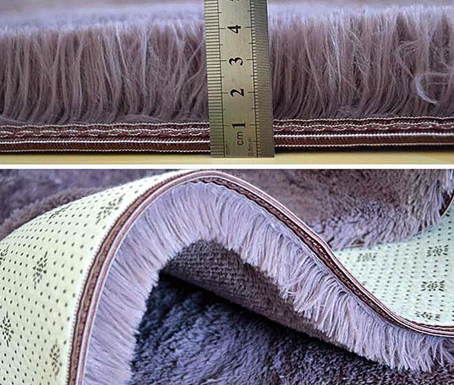 Large Size Plush Shaggy carpet fluffy carpet for Living Room Bedroom kids rug home mat non-slip 200*50 200*80 sofa table mat