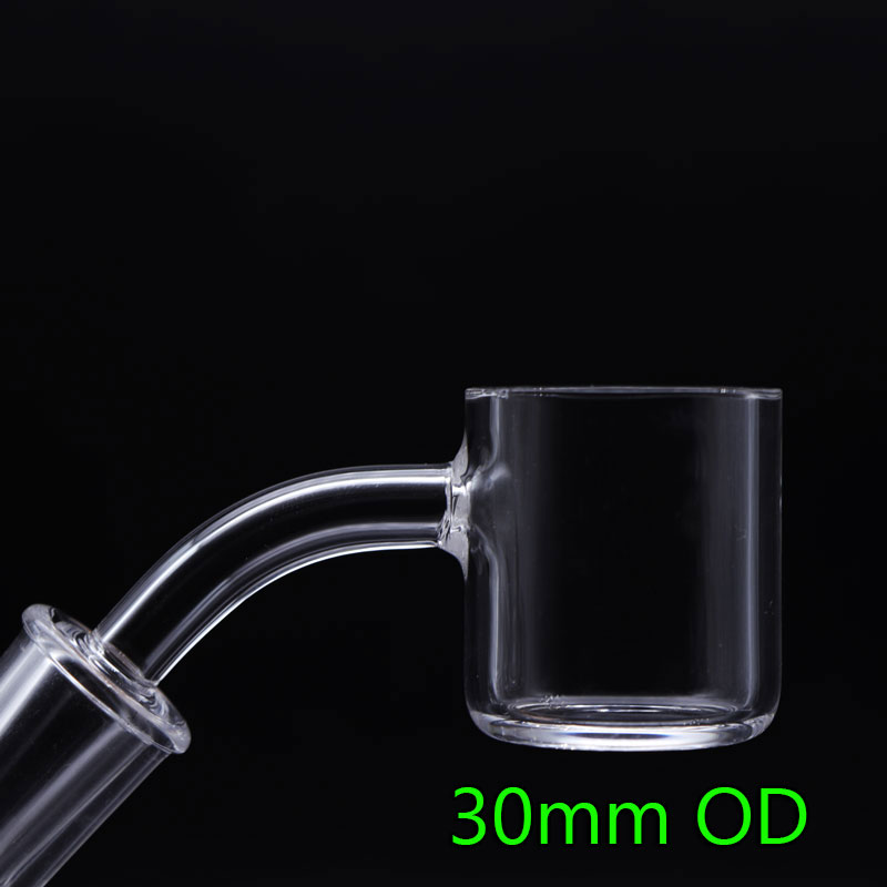 New 30mm OD Flat Top Quartz Banger Nail With 3mm Thick Female Male 10mm 14mm 18mm 45 90 Quartz Banger For Glass Bongs
New 30mm OD Flat Top Quartz Banger Nail With 3mm Thick Female Male 10mm 14mm 18mm 45 90 Quartz Banger For Glass Bongs