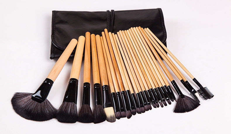 drop shipping 24pcs set Professional Makeup Brushes Set Face Eyes Soft Blending Full Function Makeup Artist Brush Beauty Tools Kit