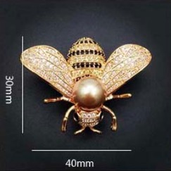 Bumblebee Brooch Corsage Enamel Esmalte Wing Insect Hats Scarf Clips Accessories Women Men Boutonniere Animal Brooches