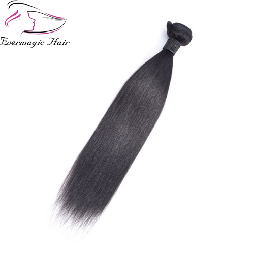 Evermagic Malaysian Straight Hair 100% Human Hair Bundles Non-Remy Hair Extension Natural Color Can buy 3