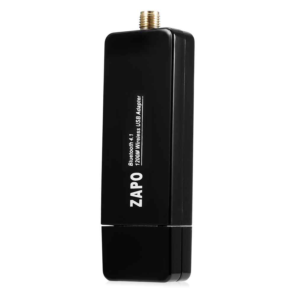 ZAPO W79L 2DB USB WiFi Adapter 1200M Portable Network Router 24 58GHz Bluetooth 41 Wifi Receiver Network Card