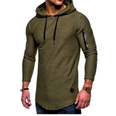 Autumn New Fashion Mens Hoodies Brand Men Solid Color Hooded Sling Sweatshirt Mens Hoodie Hip Hop Hoodie XXXL