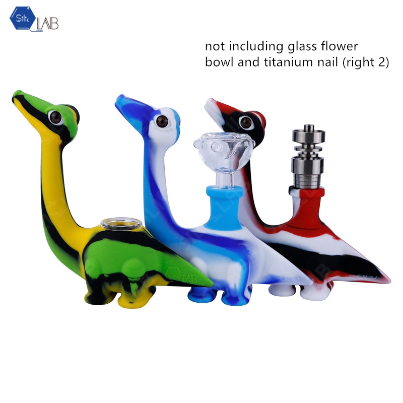 Better Than Glass pipe SILICLAB New Dinosaur Silicone Smoking Pipes Bubbler Kit Detachable Silicone Water Pipe Smoking Glass Dinosaur Bong
Better Than Glass pipe SILICLAB New Dinosaur Silicone Smoking Pipes Bubbler Kit Detachable Silicone Water Pipe Smoking Glass Dinosaur Bong