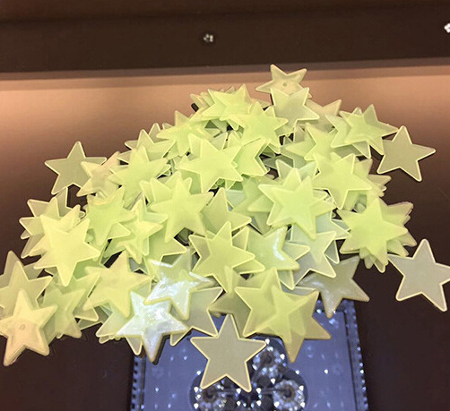 Wall Stickers Night Light Star Wall Stickers Luminous Fluorescent Removable Glow In The Dark Baby Kids Bedroom Home Decor