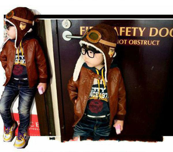 High Quality Fashion StyleNew Cute Baby Toddler Boy Girl Kids Pilot Aviator Cap Warm Hats Earflap Beanie Melee Hat Cartoon