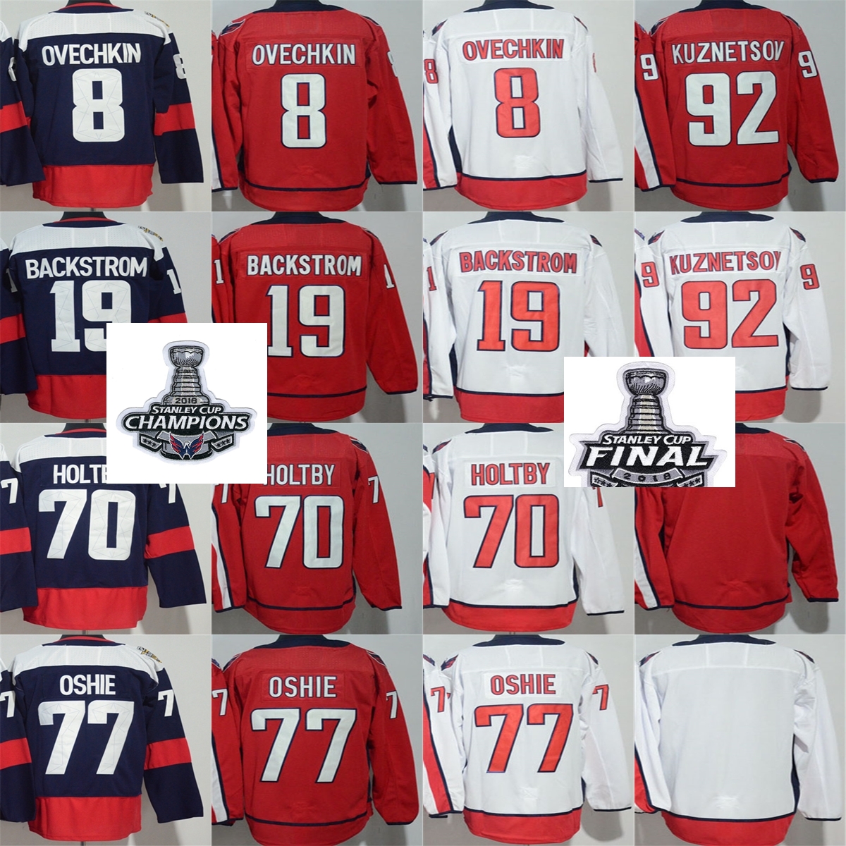 2018 Stanley Cup Champions Final Men Washington Capitals Alex Ovechkin Braden Holtby Nicklas Backstrom Oshie Kuznetsov Blank Hockey Jerseys, Blank blue
2018 Stanley Cup Champions Final Men Washington Capitals Alex Ovechkin Braden Holtby Nicklas Backstrom Oshie Kuznetsov Blank Hockey Jerseys, Blank blue