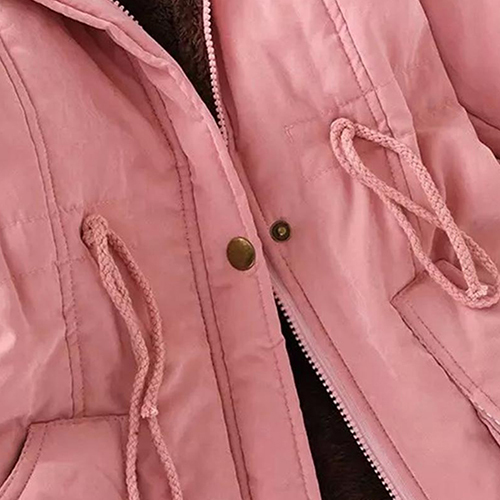 2017 New Women Winter Jacket Warm Faux Fur Hooded Causal Long Sleeve Coat Plus Size S18101103