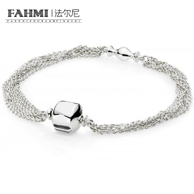 FAHMI 2017 New Authentic 925 Sterling Silver Fit Original Stable Lock DIY Charm Snake Chain Link Hand Bangle Bracelet Jewelry, Black
FAHMI 2017 New Authentic 925 Sterling Silver Fit Original Stable Lock DIY Charm Snake Chain Link Hand Bangle Bracelet Jewelry, Black