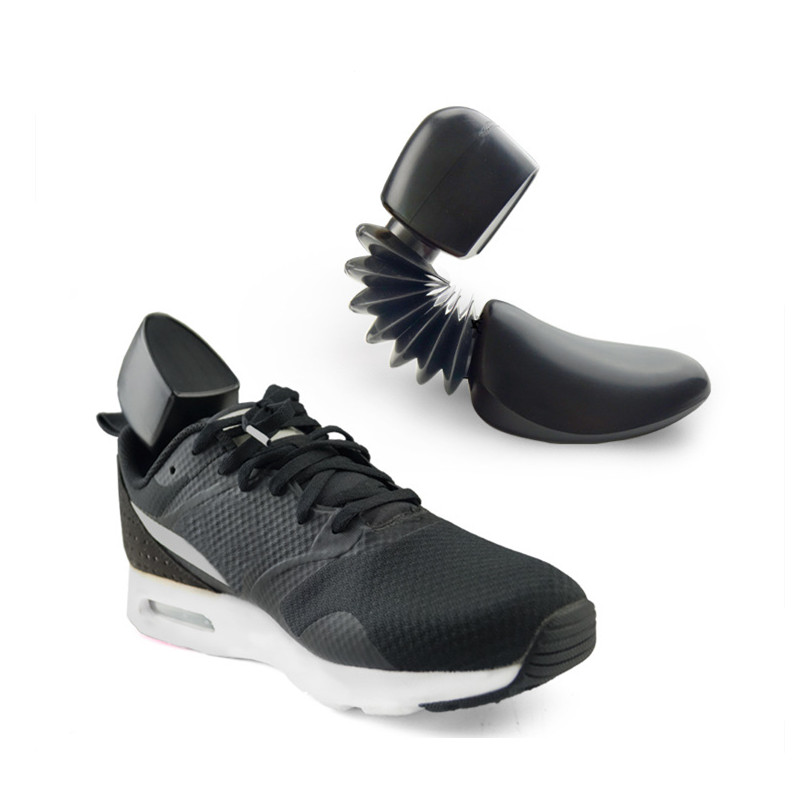 2 Sizes Black Shoe Stretcher Women and Men Plastic Spring Adjustable Shoes Tree Expander Support Care