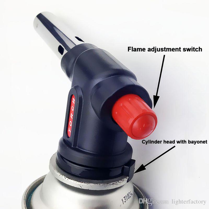 Welding Gun Burner kitchen torch Flamethrower BBQ Guns Butane Gas Blow Torch Lighter Soldering Cooking Tools New W260202