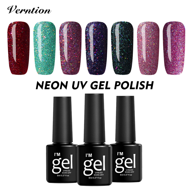 Verntion 2018 Newest Colorful Neon Gel Nail Polish Soak-Off Rainbow Color Hybrid Gel Polish LED Lamp for Varnish Nail Art, 62pink
Verntion 2018 Newest Colorful Neon Gel Nail Polish Soak-Off Rainbow Color Hybrid Gel Polish LED Lamp for Varnish Nail Art, 62pink