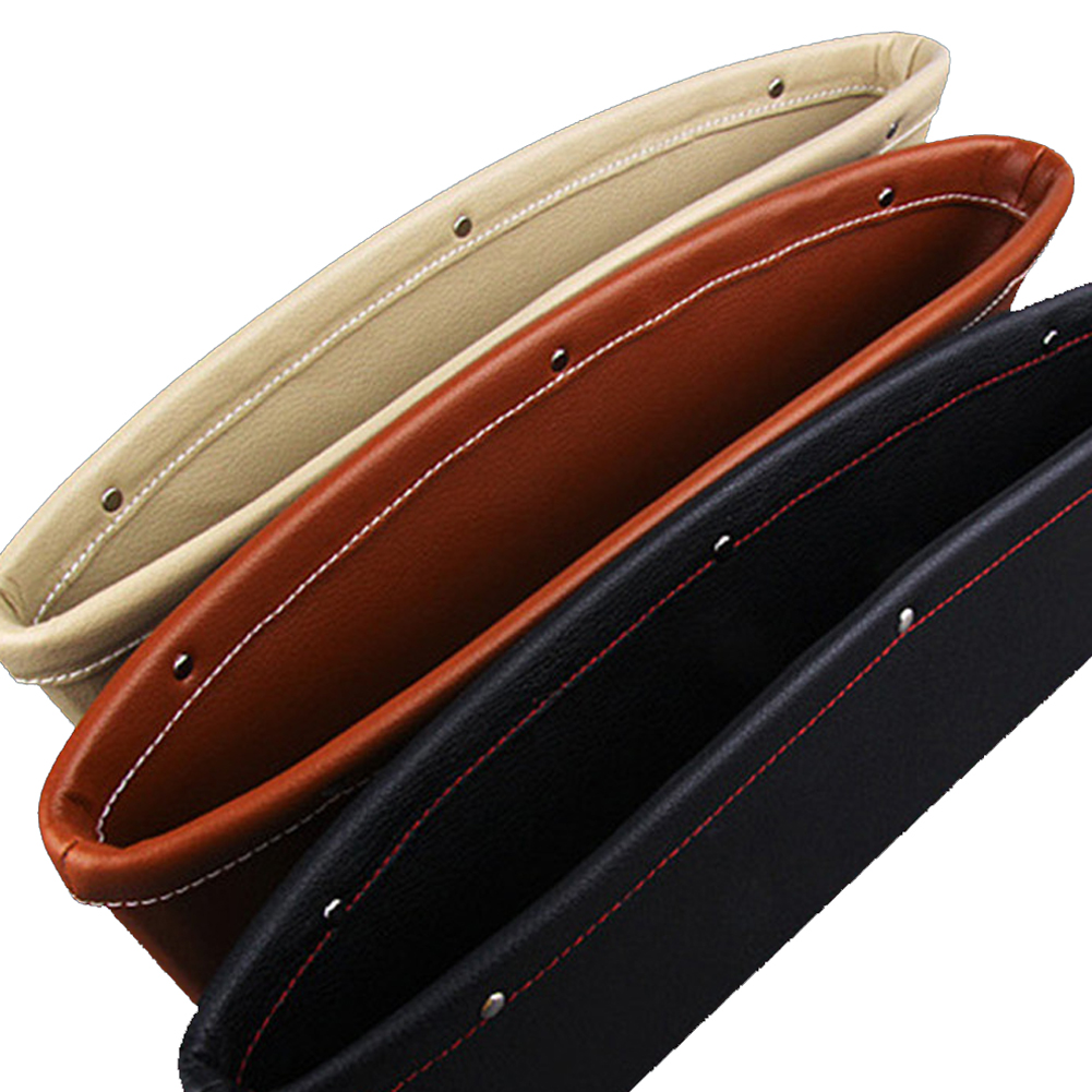 2 Set PU Leather Car Pocket Organizer Seat Console Gap Filler Side - Stop Before it Drops
2 Set PU Leather Car Pocket Organizer Seat Console Gap Filler Side - Stop Before it Drops