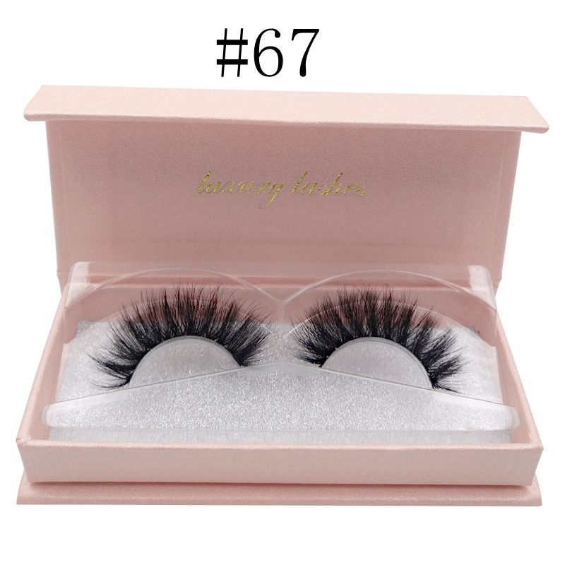 1 Pair natural long eyelashes 1 box 3d false eyelashes mnk 3d lashes volume soft lashes eyelash extension J1628