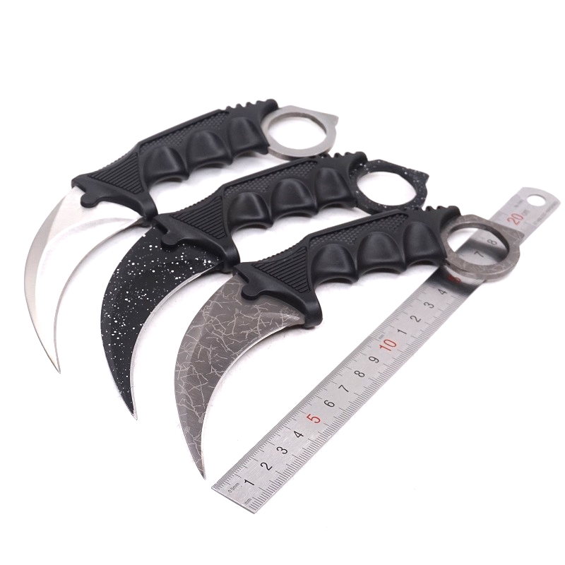 Counter-Strike Csgo Karambit Knife CS GO Stainless Steel Pocket Survival Knife Camping EDC Tools Fixed Blade Claw Knives
Counter-Strike Csgo Karambit Knife CS GO Stainless Steel Pocket Survival Knife Camping EDC Tools Fixed Blade Claw Knives