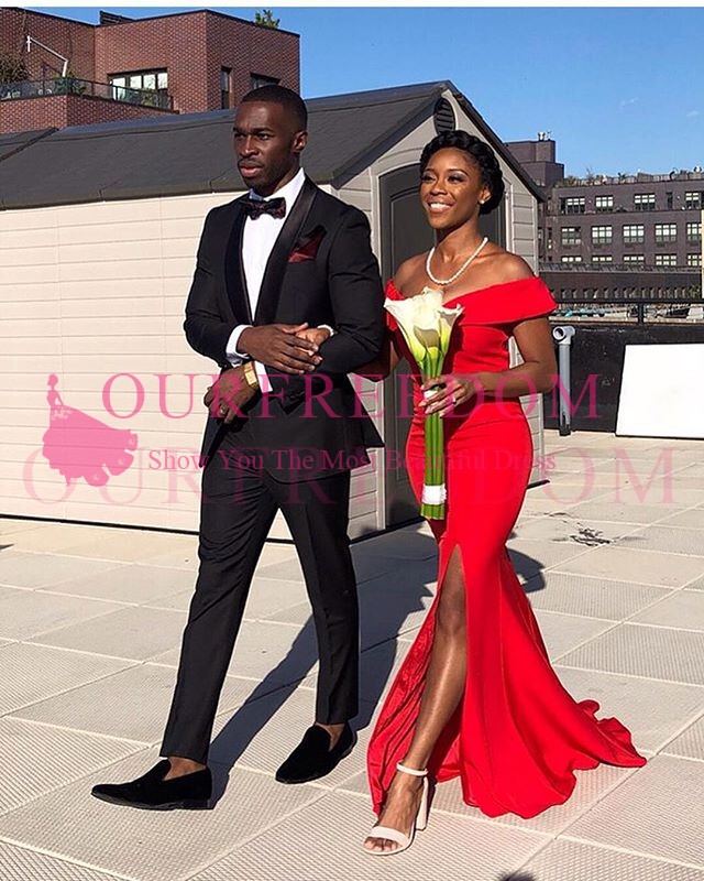 2019 South Africa Style Mermiad Bridesmaid Dresses Off The Shoulder Side Split Red Stain Maid Of Honor Wedding Guest Gown Custom Made
2019 South Africa Style Mermiad Bridesmaid Dresses Off The Shoulder Side Split Red Stain Maid Of Honor Wedding Guest Gown Custom Made