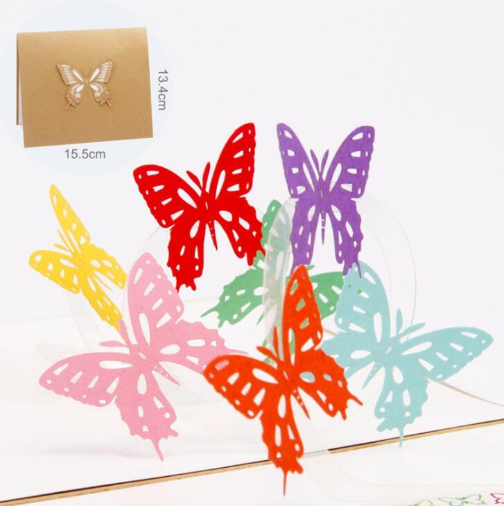 3D Pop Up Rainbow Bufferfly gift cards Origami Paper Laser Cut Greeting Cards Handmade Vintage Birthday Postcards DIY Thank You Cards
3D Pop Up Rainbow Bufferfly gift cards Origami Paper Laser Cut Greeting Cards Handmade Vintage Birthday Postcards DIY Thank You Cards